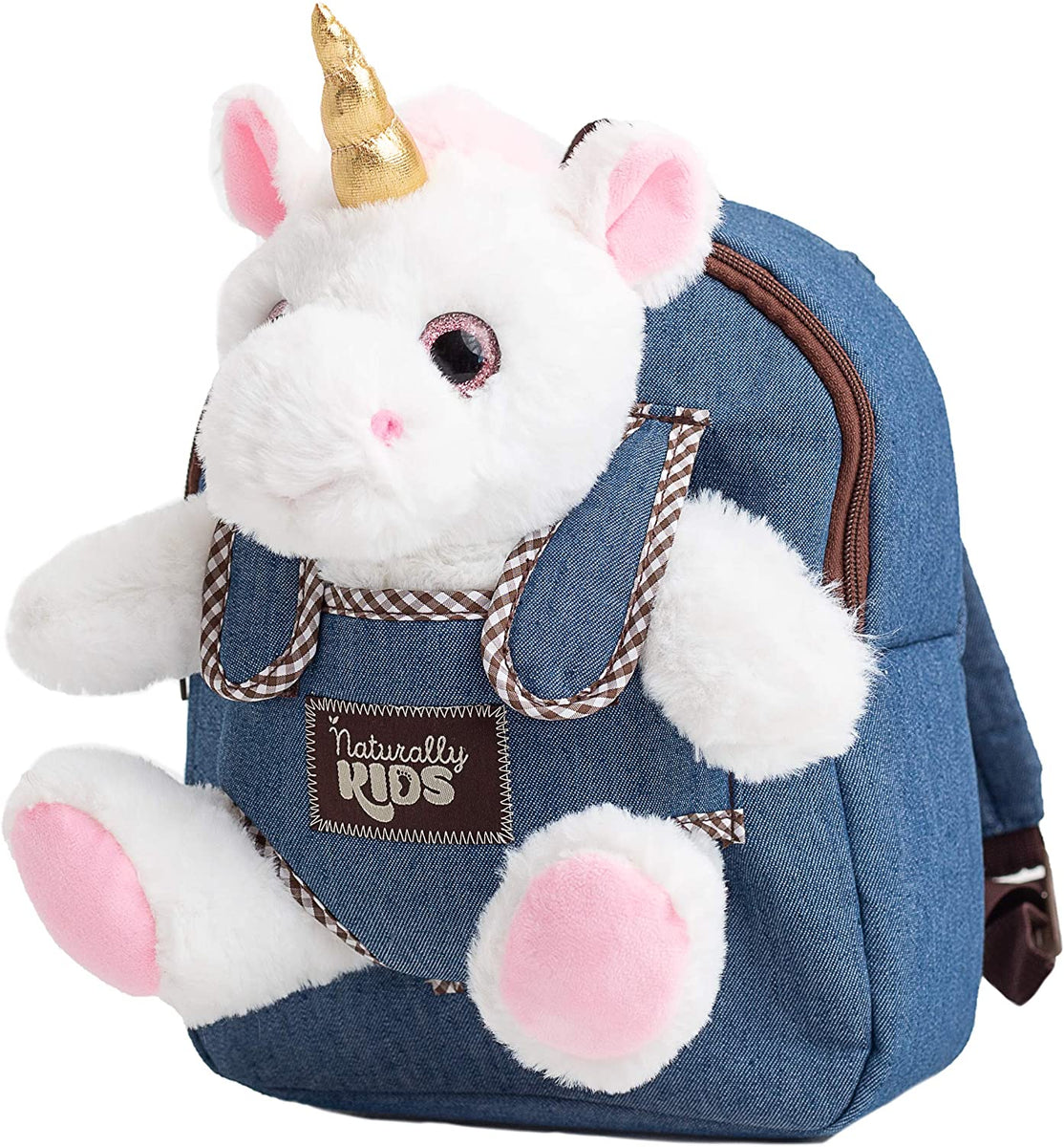 Unicorn stuffed store animal backpack