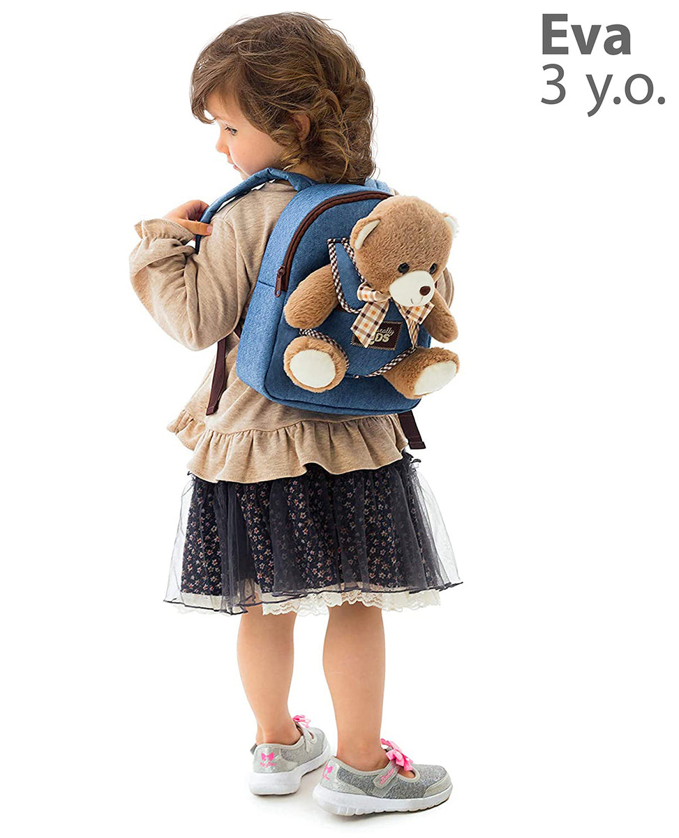 Teddy toddler authentic backpack in faux leather