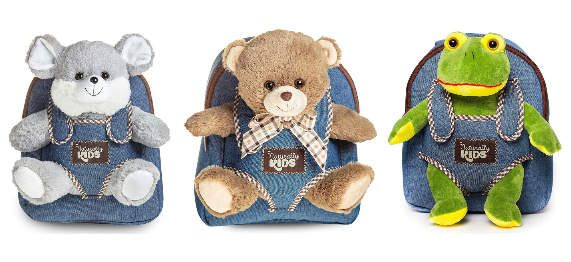 Kids' Backpack w. Plush Animal Toys — Birthday gifts for toddlers