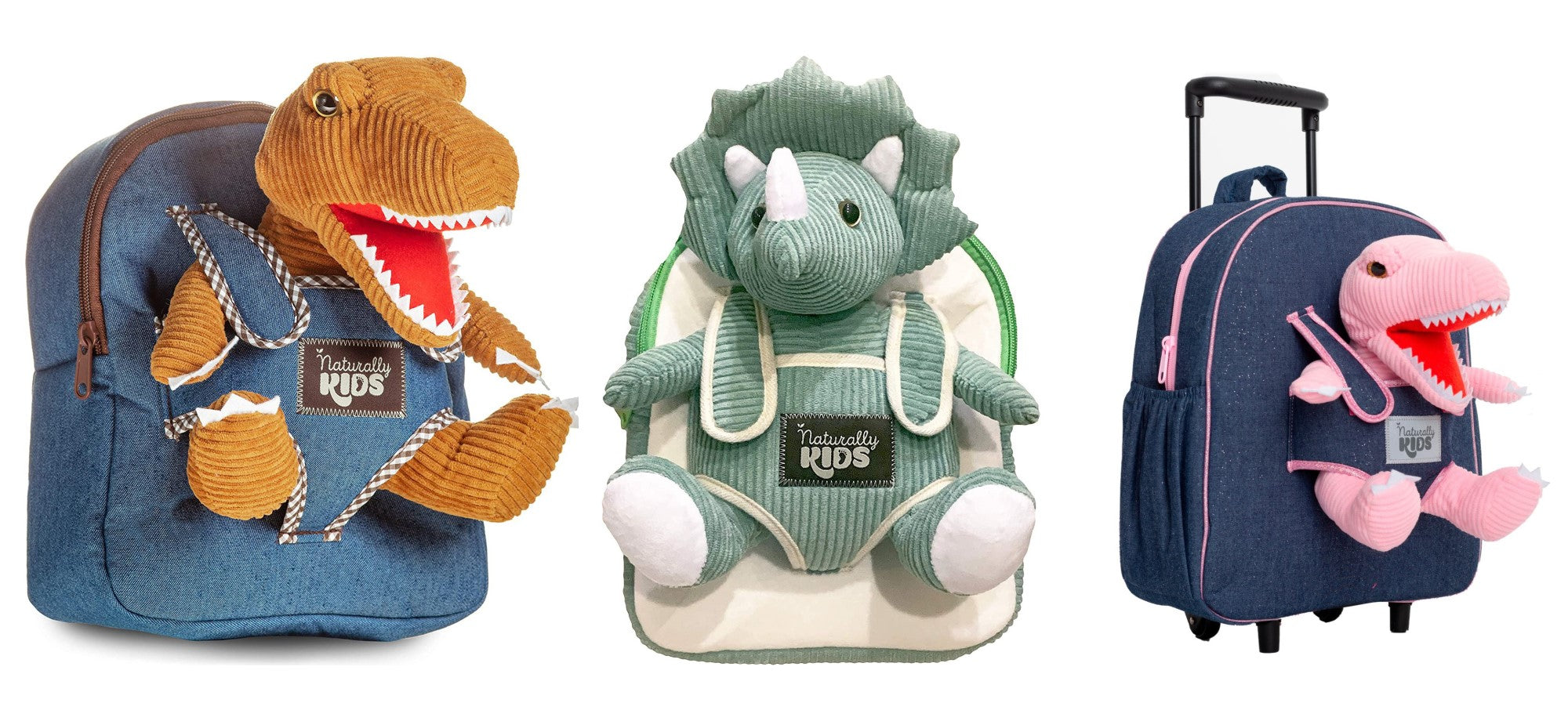 🦖 Dinosaur Backpack with Plush Dinosaur Toys — Christmas gifts 🎅🏽 – 🦖  Naturally KIDS backpacks with plush dinosaur toys & unicorn gifts 🦄