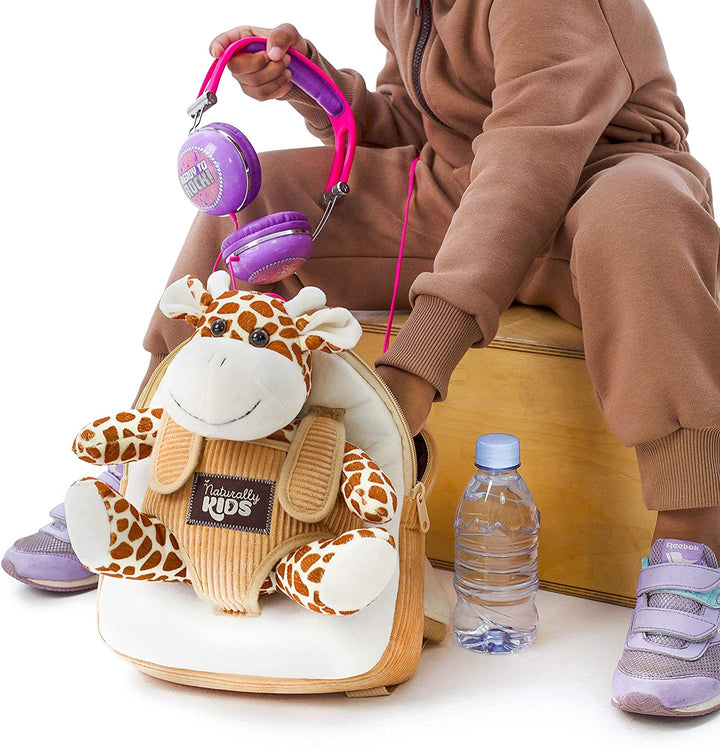 🦒 Giraffe Corduroy Backpack — Toddler Backpack Boys &amp; Girls by Naturally KIDS