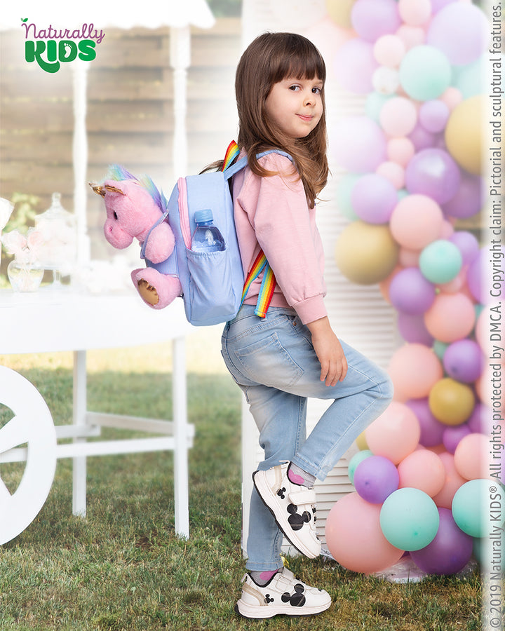 🦄 Toddler Unicorn Backpack &amp; Pink Stuffed Unicorn Plush Toy — SMALL