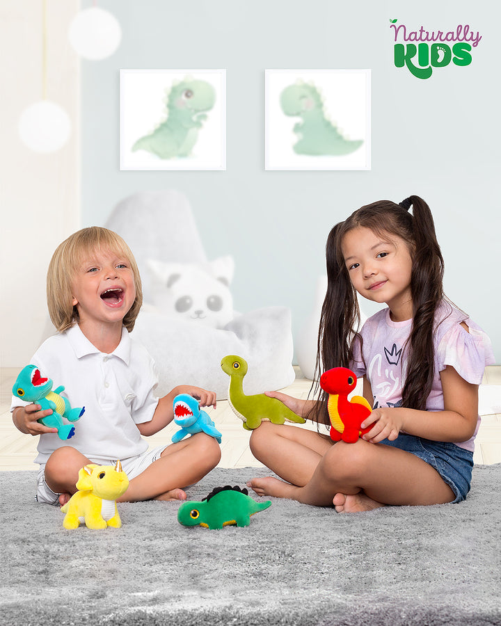 🦖 6 Dinosaur Toys with Gift Bag — Sensory Fidget Dinosaur Gifts for Boys &amp; Girls