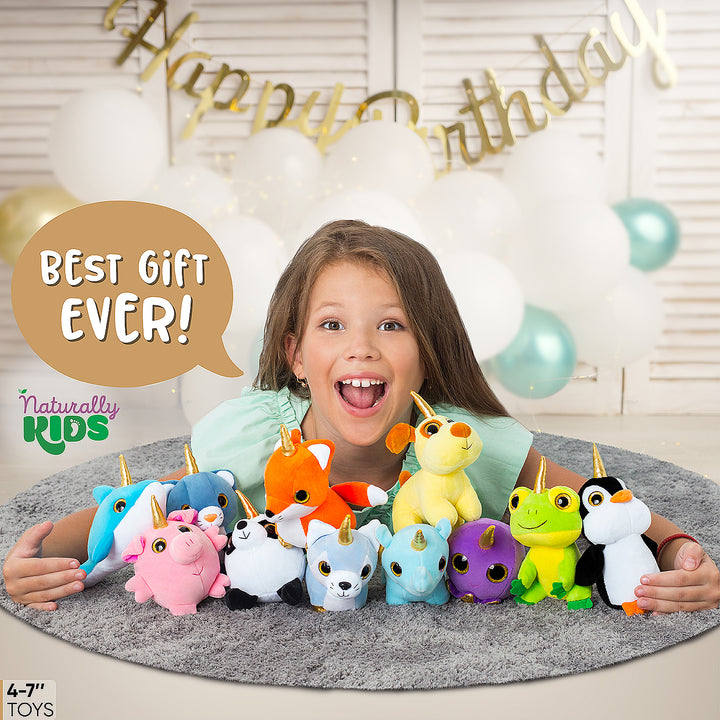 🦄 11 Unicorn Animal Toys — Sensory Fidget Plush Unicorn Creatures Gifts for Girls and Boys