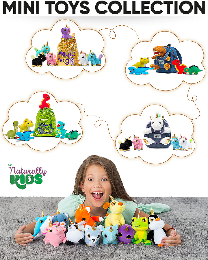 🦄 11 Unicorn Animal Toys — Sensory Fidget Plush Unicorn Creatures Gifts for Girls and Boys