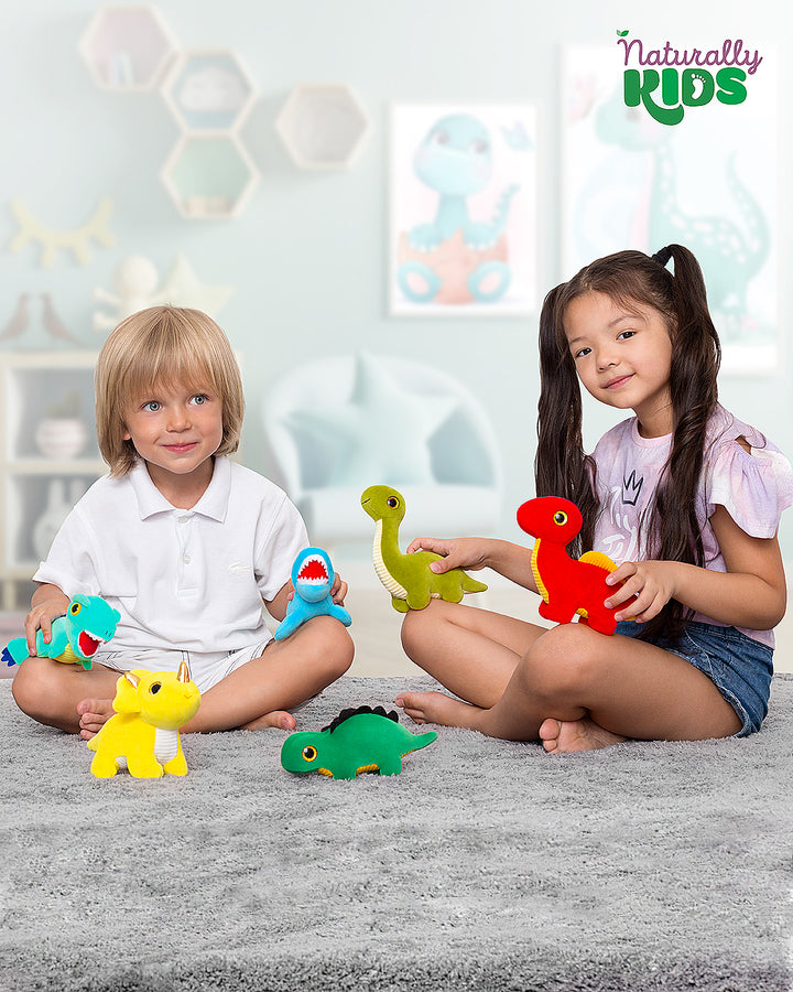 🦖 6 Dinosaur Toys — Sensory Fidget Dinosaur Gifts for Boys &amp; Girls