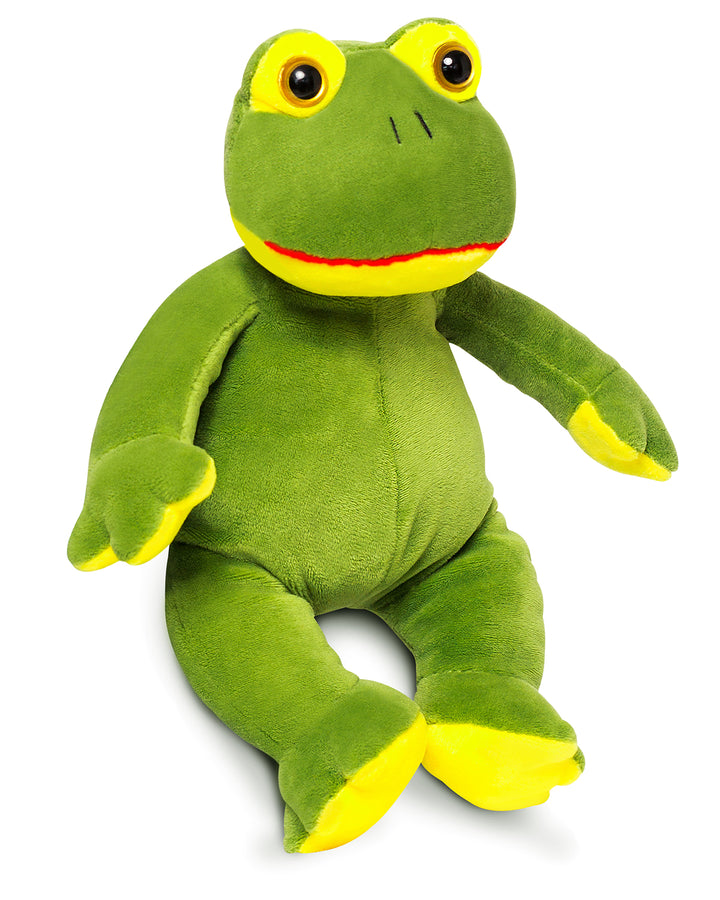 Naturally KIDS Stuffed Animal, Toddler Gifts for Boys, Girls, Plush Frog