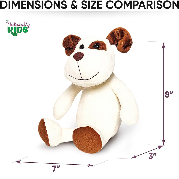Naturally KIDS Stuffed Animal, Toddler Gifts for Boys, Girls, Plush Dog