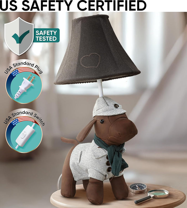🐶 Dog Lamp for Kids’ Room, Kids Lamp for Boys Bedroom — Cute Birthday Gift