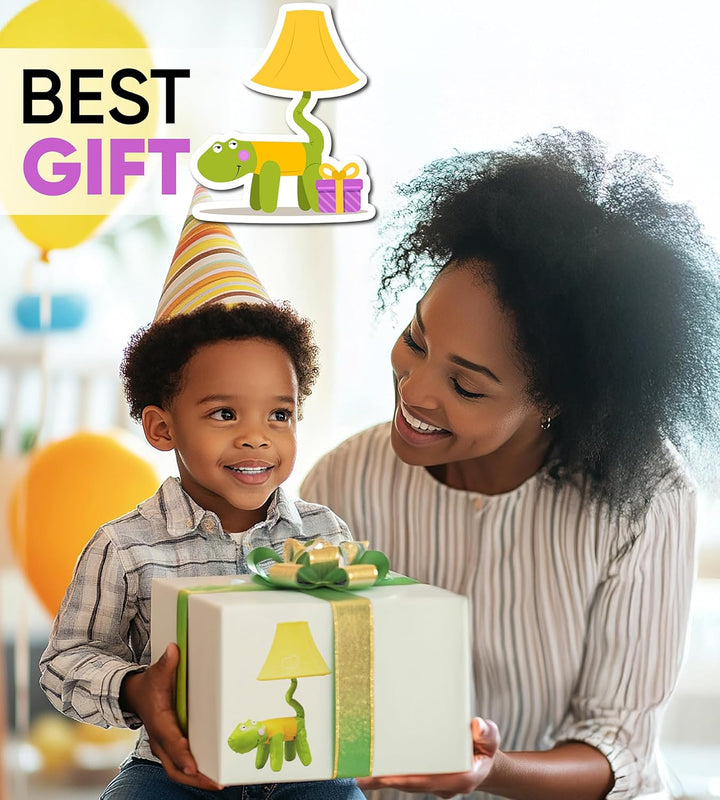 🐊 Crocodile Lamp for Kids’ Room, Kids Lamp for Boys Bedroom — Cute Birthday Gift