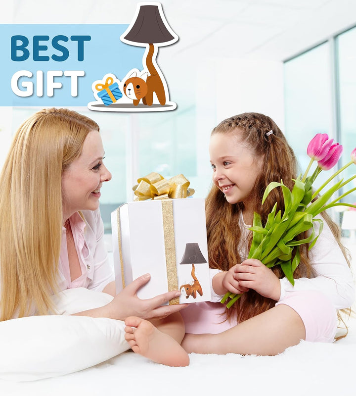 🐱 Cat Lamp for Kids’ Room, Kids Lamp for Girls Bedroom — Cute Birthday Gift