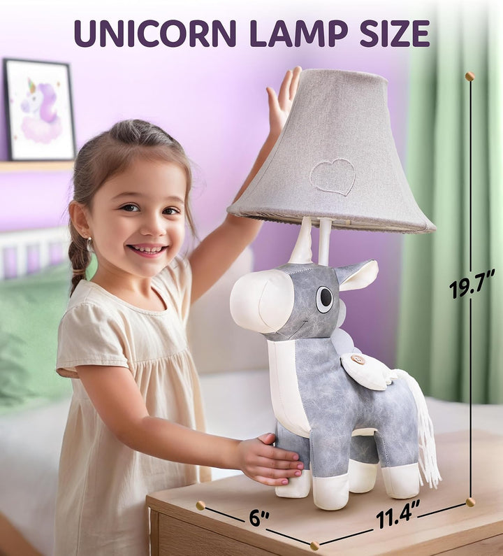 🦄 Unicorn Lamp for Kids’ Room, Kids Lamp for Girls Bedroom — Cute Birthday Gift