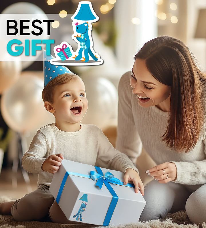 🦖 Dinosaur Lamp for Kids’ Room, Kids Lamp for Boys Bedroom — Birthday Gift