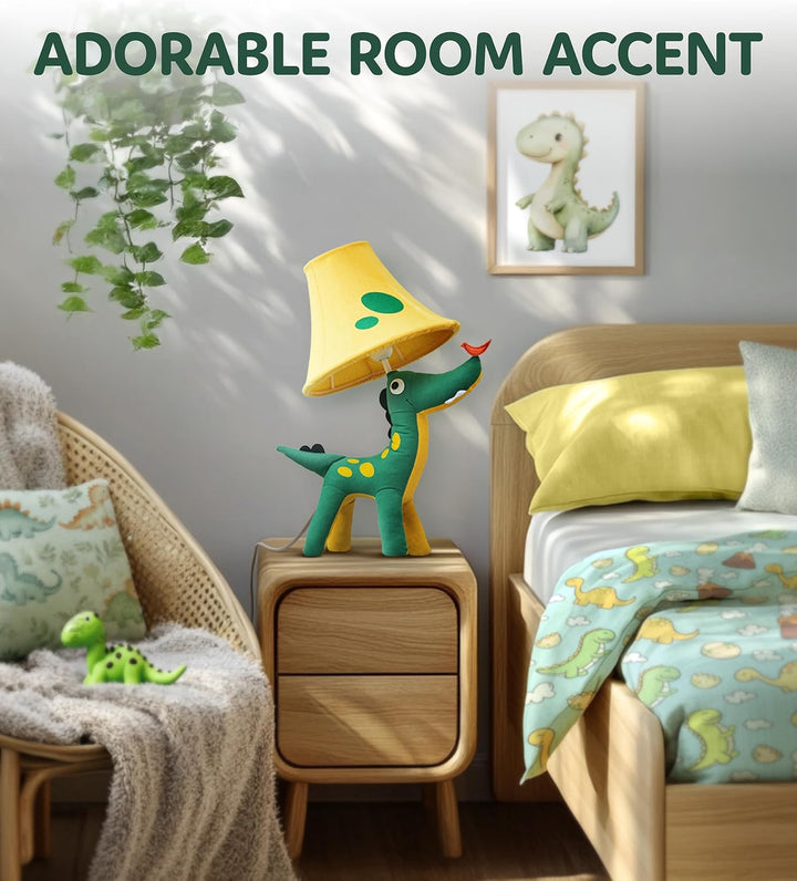 🦖 Dinosaur Lamp for Kids’ Room, Kids Lamp for Boys Bedroom — Cute Birthday Gift