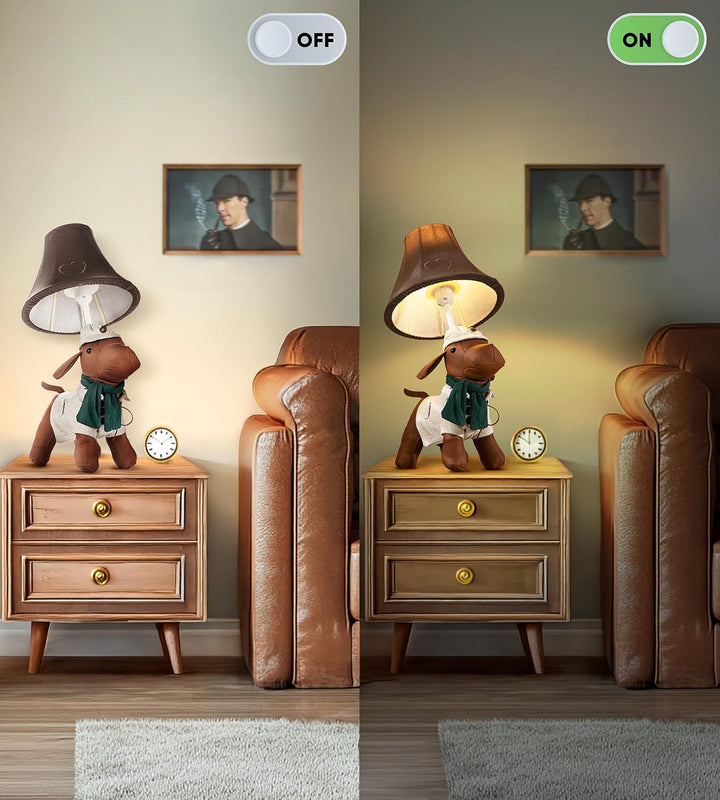 🐶 Dog Lamp for Kids’ Room, Kids Lamp for Boys Bedroom — Cute Birthday Gift