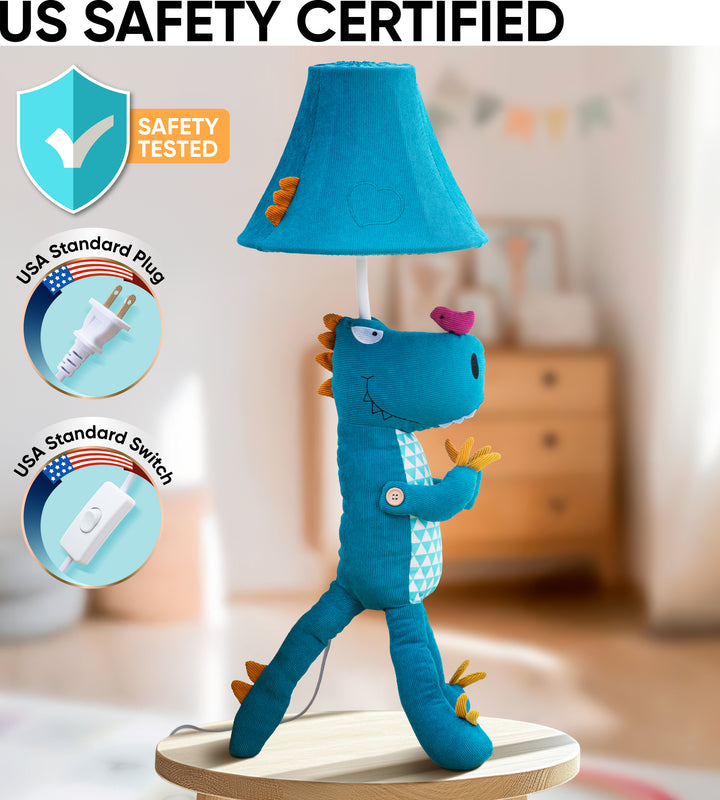 🦖 Dinosaur Lamp for Kids’ Room, Kids Lamp for Boys Bedroom — Birthday Gift