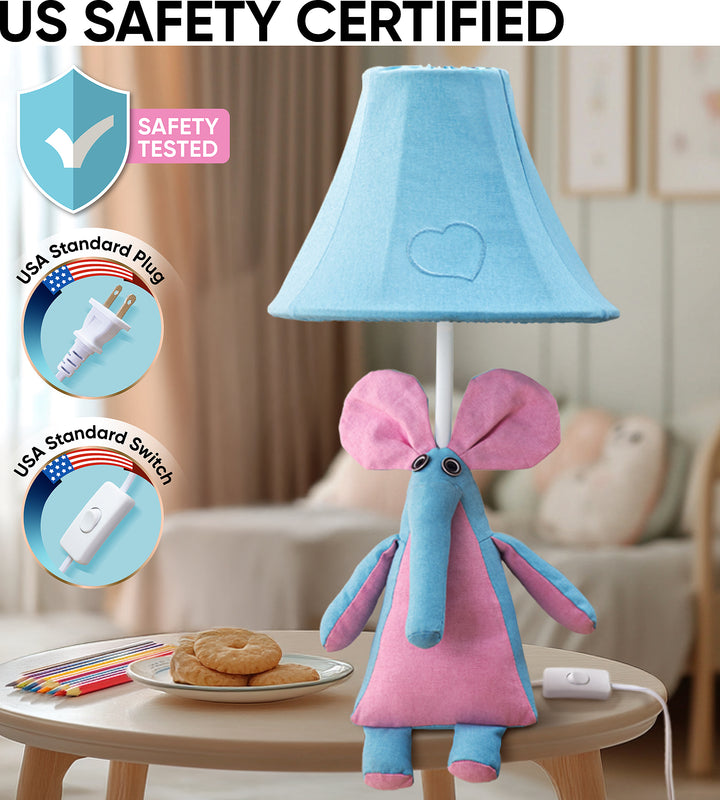 🐘 Elephant Lamp for Kids’ Room, Kids Lamp for Girls Bedroom — Birthday Gift