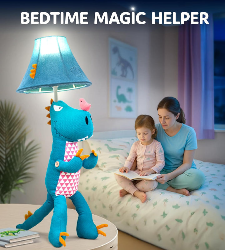 🦖 Dinosaur Lamp for Kids’ Room, Kids Lamp for Girls Bedroom — Cute Birthday Gift