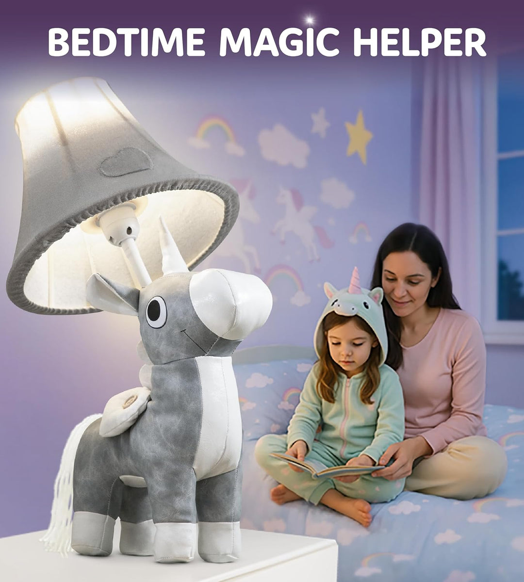 🦄 Unicorn Lamp for Kids’ Room, Kids Lamp for Girls Bedroom — Cute Birthday Gift