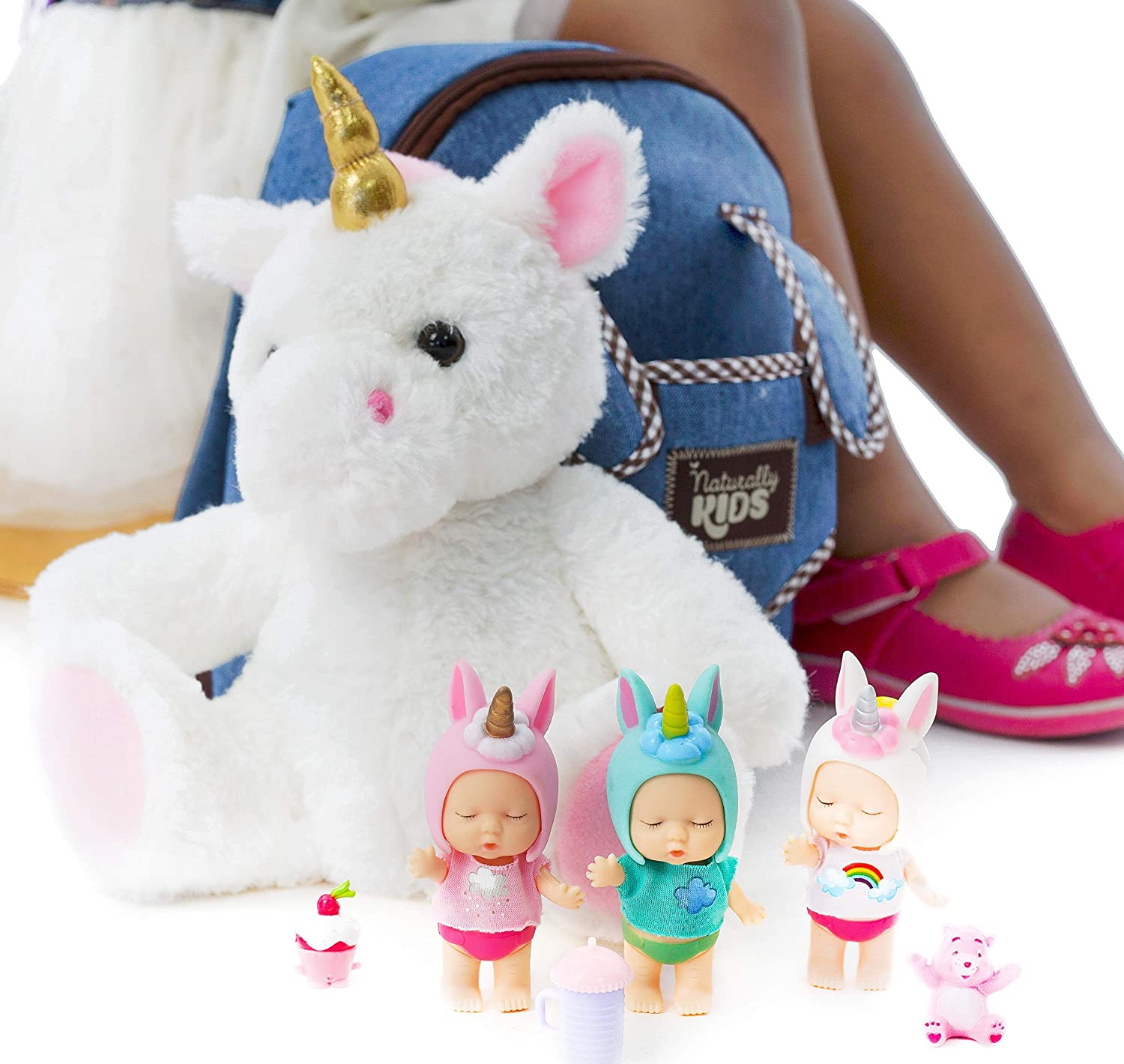 🦄 Kids' Unicorn Backpack & Plush Unicorn Toy — MEDIUM