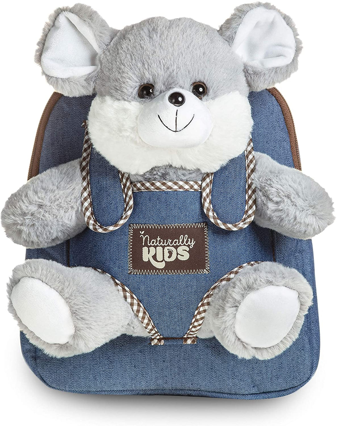 🐭 Toddler Backpack with Plush Mouse / Rat Stuffed Toy — SMALL Preschool by Naturally KIDS®