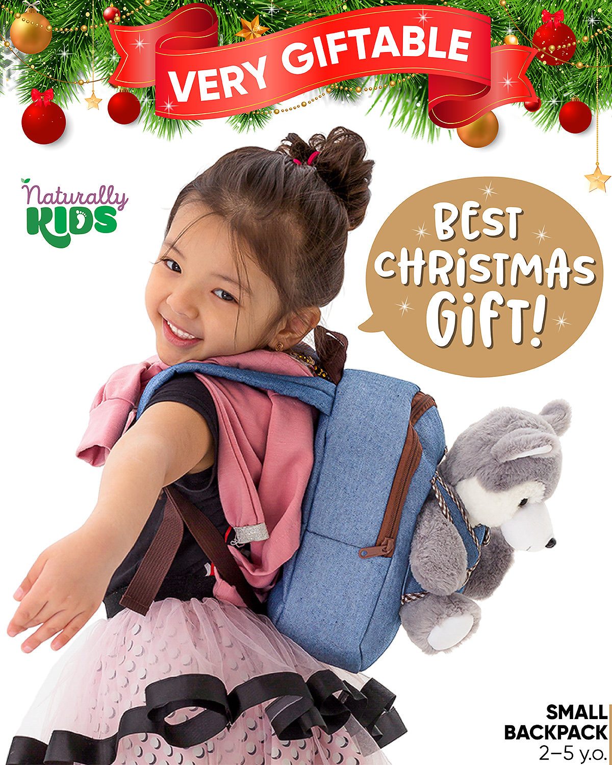 Small Toddler Toy Backpack Kids Stuffed Animal Toy Backpack Gift Idea for Boys and Girls