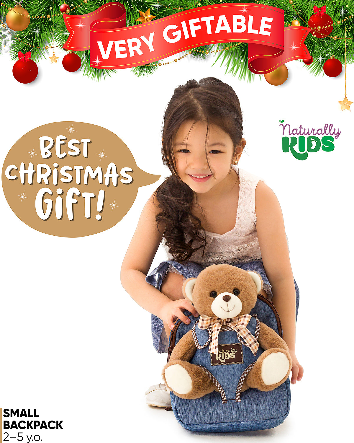 Teddy Bear Backpack in Toddler Stuffed Animals