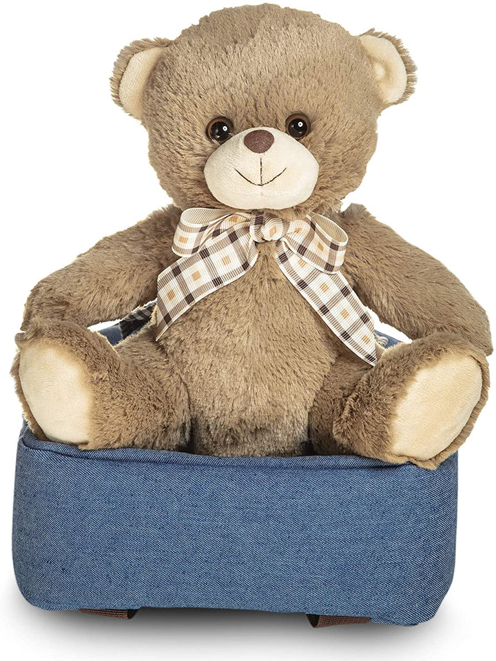 🧸 Toddler Backpack with Plush Teddy Bear Stuffed Toy — SMALL Preschool