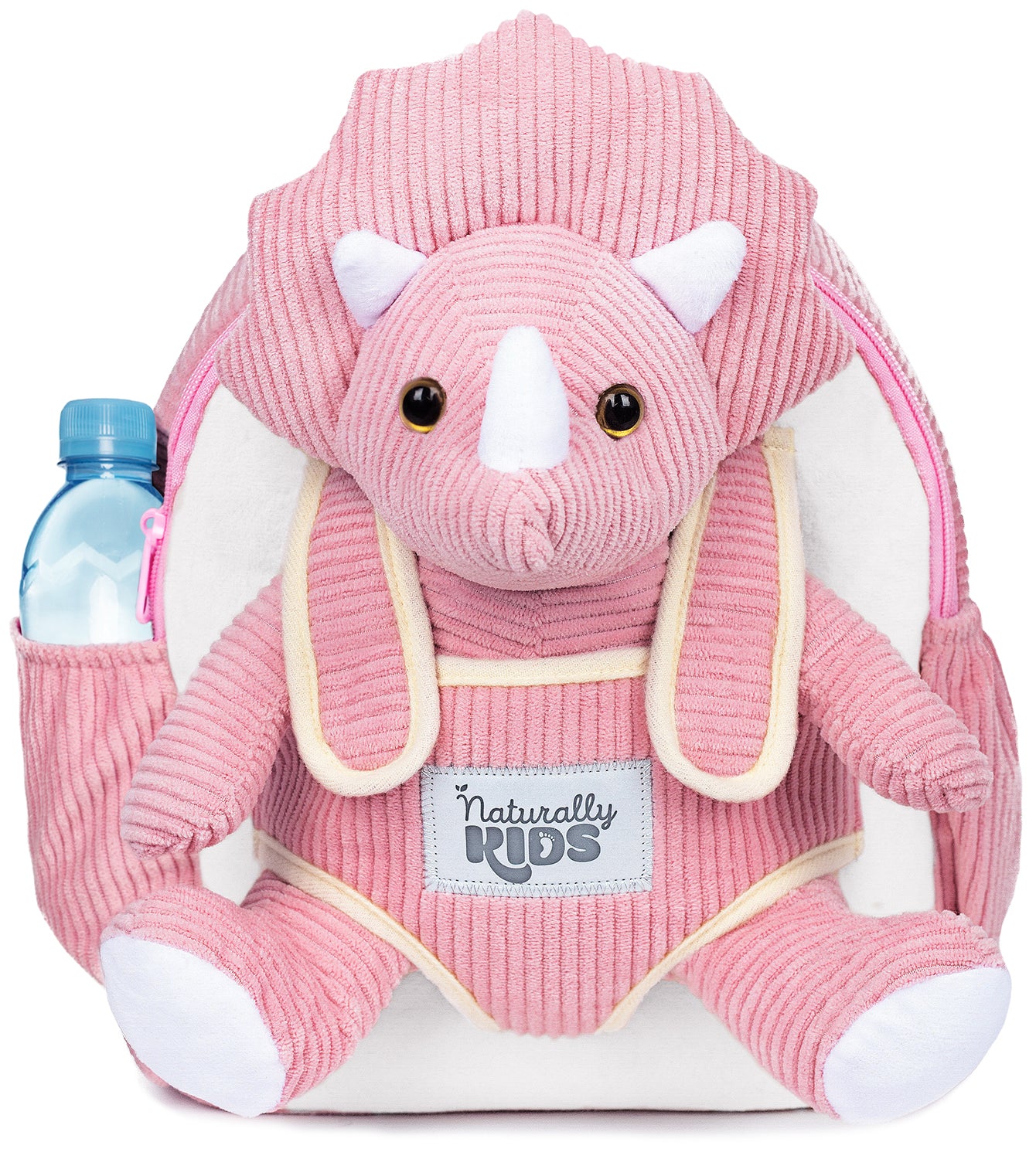 Kids Flamingo Toddler Backpack With Detachable Stuffed Animal Toy  Kindergarten Snack Bag Toddler Preschool Plush Bag(pink)