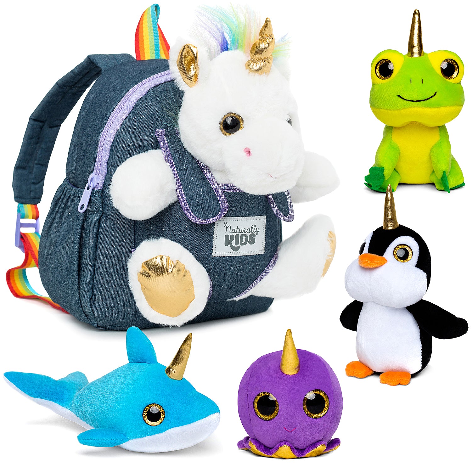 Plush Toysunicorn Stuffed Animals, Cute Unicorn Gift Toys For 3 4 5 6 7 8  Years Old Girls,unicorns Birthday Gifts Soft Plush Toys Set For Baby,  Toddle